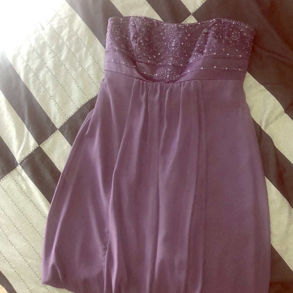 Purple beaded dress